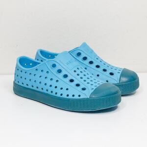 NATIVE Jefferson Slip‎ On Play Water Shoes Blue Teal Unisex Youth Sz C6
